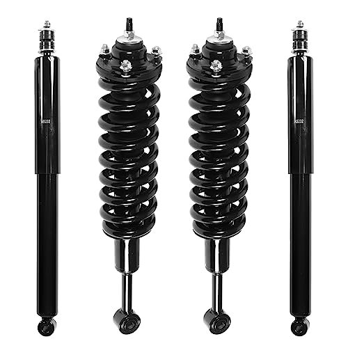 Peforway Front & Rear Struts Shock Absorbers Coil Spring...