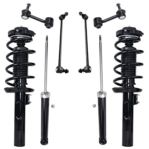 Detroit Axle - 8pc Struts Shocks Kit for VW CC...
