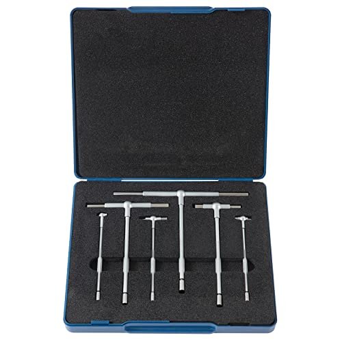 Beslands 6 Pc Telescoping Gage Set, T-Bore Hole Gauges,...