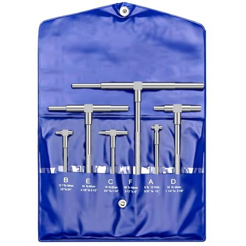 HDLNKAK Telescoping Gage Set, 6 Pack Stainless Steel T -...