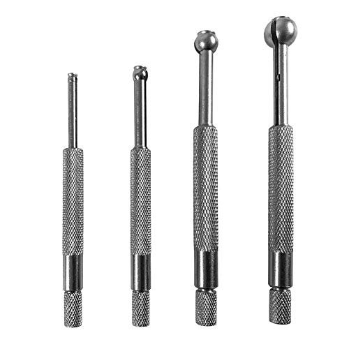 QWORK Small Hole Gauge Set Telescoping Full Round Bore...