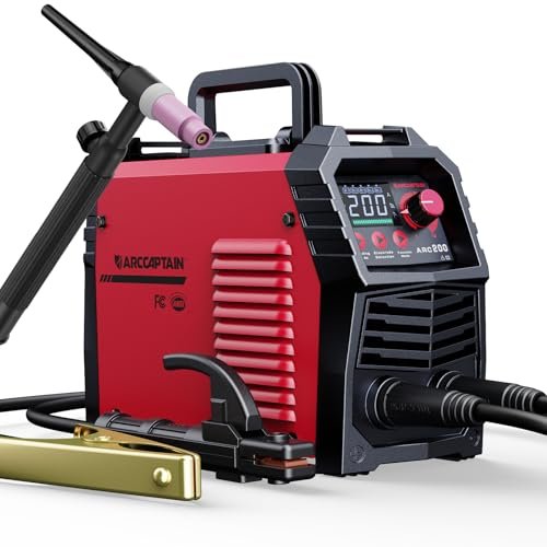 ARCCAPTAIN 200A Stick/Lift TIG Welder with Torch, [Large...