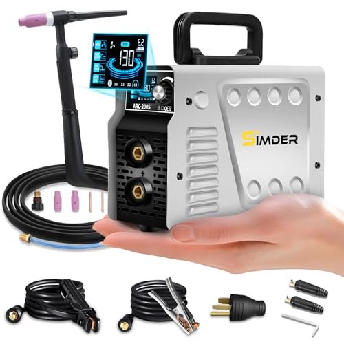 SSIMDER Stick/Lift TIG 2-in-1 Portable Welder Dual Voltage...