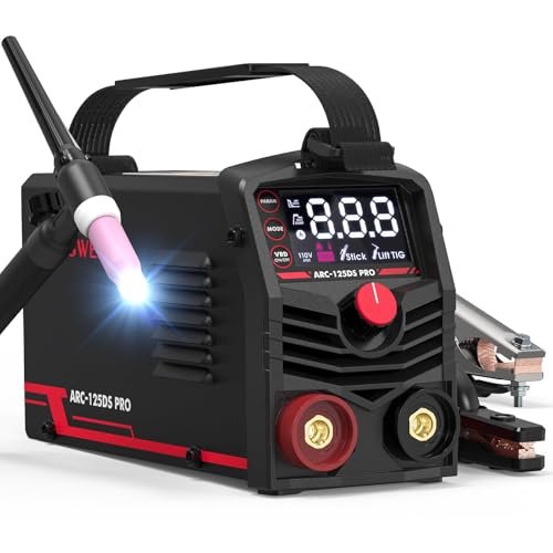 YESWELDER 125Amp Mini Stick Welder Large LED Display with...