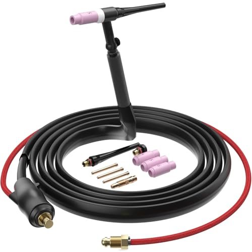 ARCCAPTAIN TIG Welding Gun, WP-17V Argon TIG Torch with...