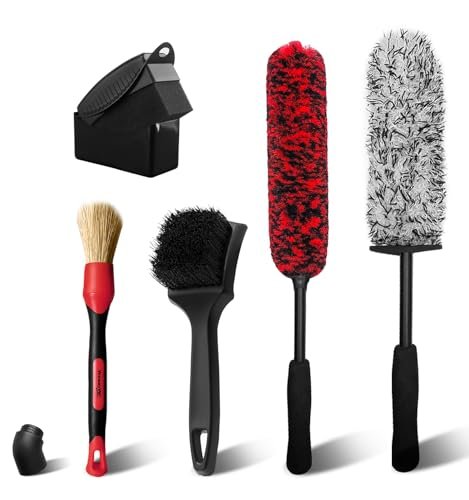 YeewayVeh Wheel Cleaning Kit, 5Pack Bendable Wheel Cleaning...