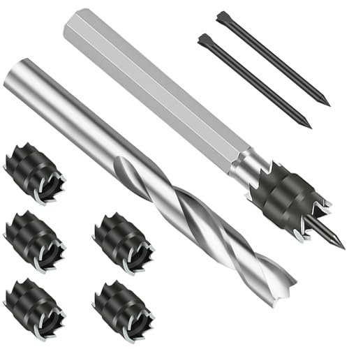 EEEKit 9PCS Rotary Spot Weld Cutter 3/8