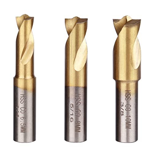 Wolfride 3PCS Spot Weld Drill Bits Spot Weld Removal Tool...
