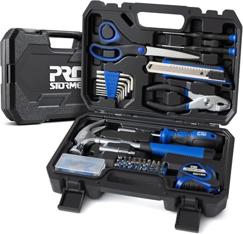 Prostormer 93-Piece Tool Kit, Basic Household Repair Tool...