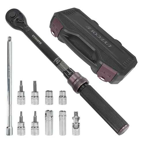 UYECOVE 11Pcs 3/8 Inch Drive Spark Plug Socket Set with...