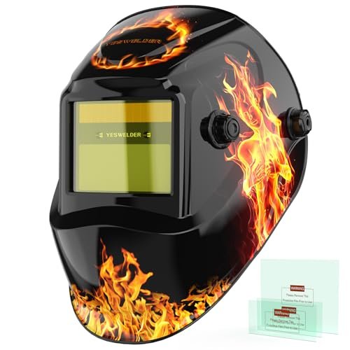 YESWELDER Auto Darkening Welding Helmet, Blue Light...