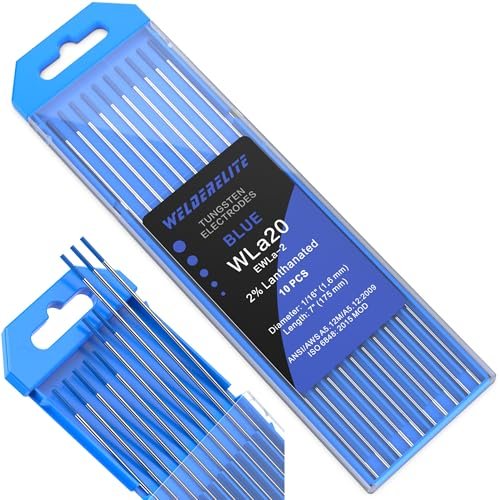 WelderElite TIG Welding Tungsten Electrode 10 Pack 1/16