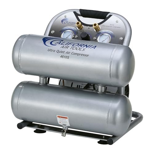 California Air Tools CAT-4610S Ultra Quiet & Oil-Free 1.0...