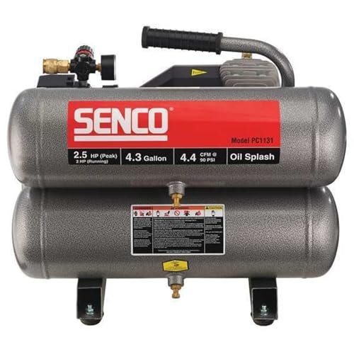 Senco PC1131 Compressor, 2.5-Horsepower (Peak) 4.3 gallon