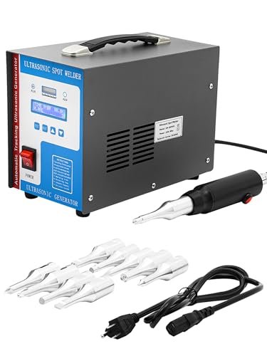 Ultrasonic Plastic Welding Machine w/10Pcs Welding Heads,...