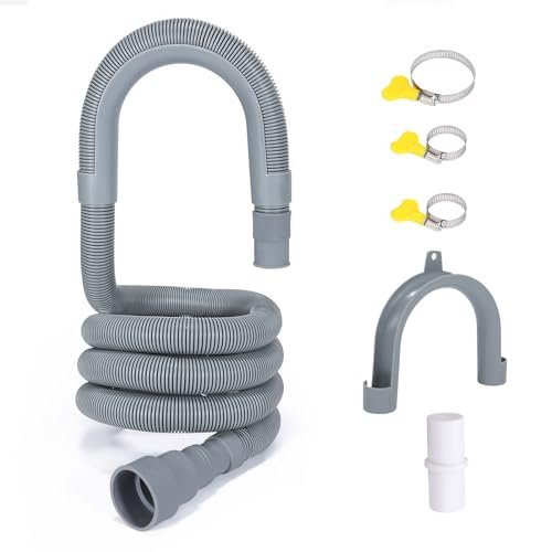 PinkCross Universal Washing Machine Drain Hose Extension,...