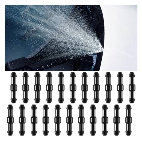 20PCS Windshield Washer Hose Connectors, 2-Way I-Type Hose...
