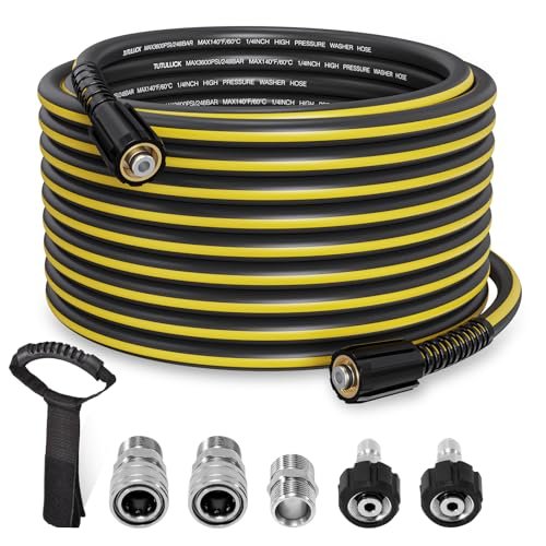 TUTULUCK Pressure Washer Hose 50ft - 1/4