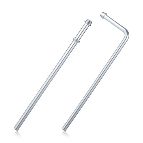 2PCS Exhaust Hangers Rods Weld On, Universal Carbon Steel...