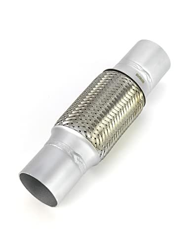 QWORK Exhaust Flex Pipe, 1 Pack, 2.25