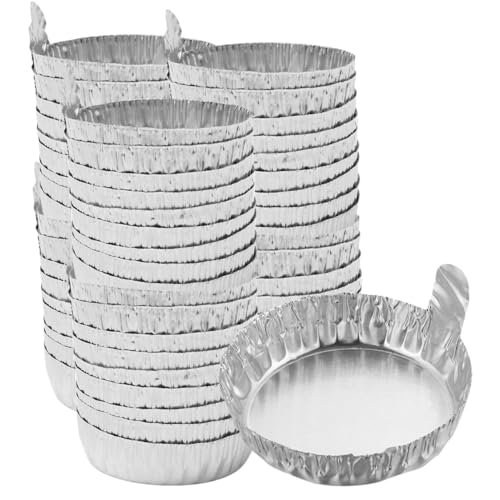 Cunguv Aluminum Weigh Boats Aluminum Foil Weighing Dish...