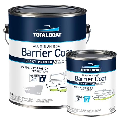 TotalBoat Aluminum Boat Barrier Coat (Gallon, Gray) 128 Fl...