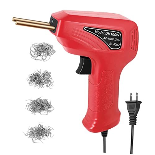 Artibetter Plastic Welding Gun Kit Fastener Hot Staple Tack...