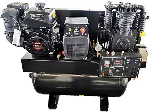 HPDAVV 15HP Gas Driven Piston Grade Belt Driven Air...