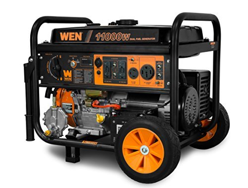 WEN 11,000-Watt 120V/240V Dual Fuel Portable Generator with...