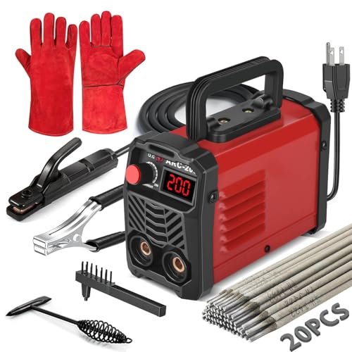 Hpoouo 200Amp 20PCS Rods Stick Welder, Super MINI Portable...