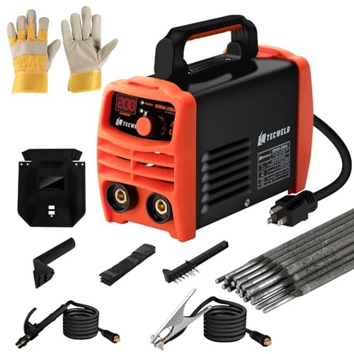 TECWELD 200A Stick Welder 110V, Mini Portable Inverter...