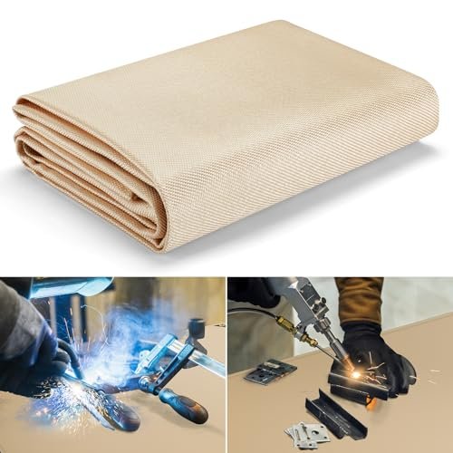 Heavy Duty Fiberglass Welding Blanket, Heat Resistant...
