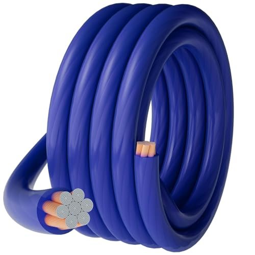 4 Gauge 4 AWG 20 Ft Blue Power/Ground Wire Cable,...