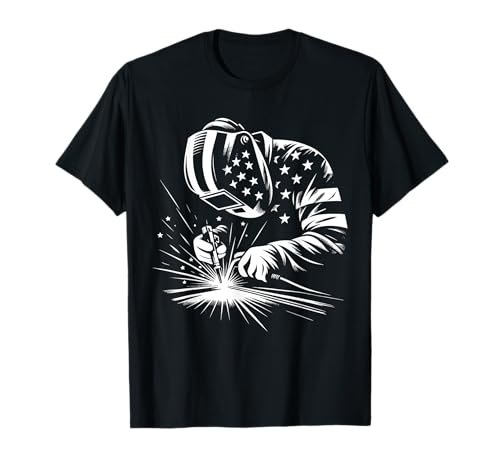 Welder American Flag USA Patriotic Welding Welder Women Men...