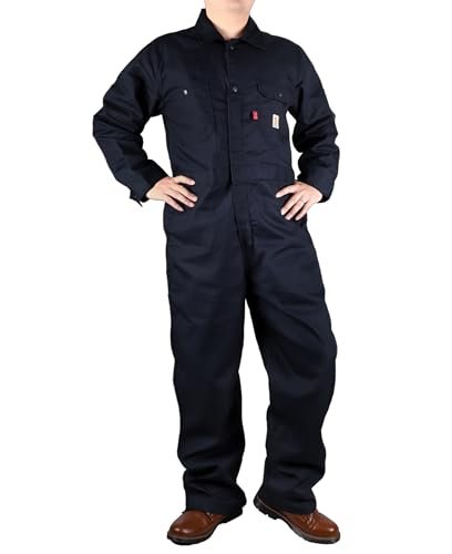 BOCOMAL FR Coverall 6oz Lightweight Rip-Stop Flame...