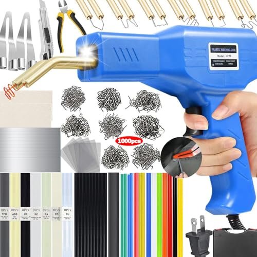Upgraded 220W Plastic Welder, 2 in 1 Plastic Welding...