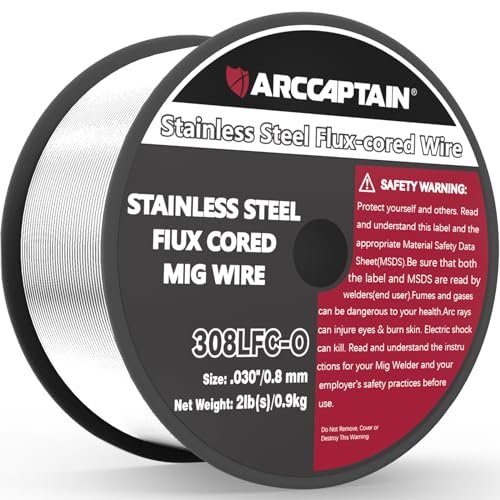 ARCCAPTAIN Stainless Steel Flux Cored Wire E308LFC-O...