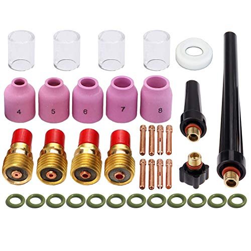 Zinger 37pcs TIG Welding Torch Gas Lens Kit Accessories...