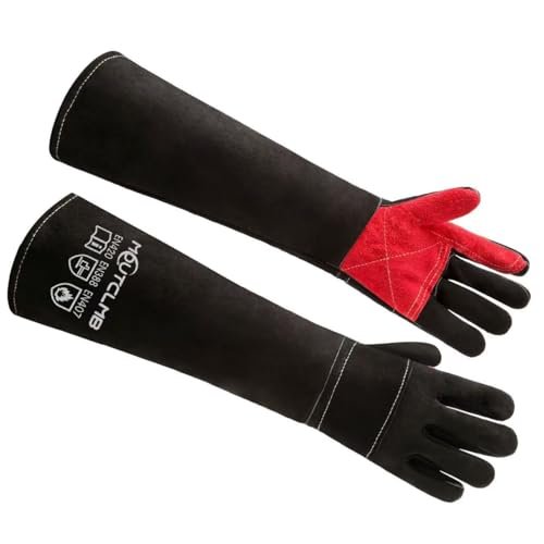MOUTCLMB Long Welding Gloves 23.6 Inches 932℉,Heat/Fire...