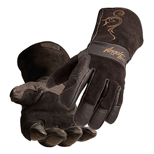 BSX AngelFire Women's Stick/MIG Welding Gloves - Black with...