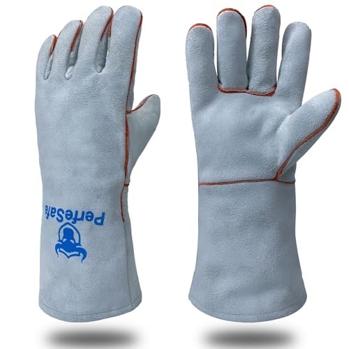 PerfeSafe Welding Gloves 14 Inches, 932℉ Heat Fire...