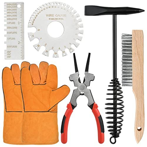Worldity 6-Piece Welding Slag Removal Tool Set - 10 Inch...