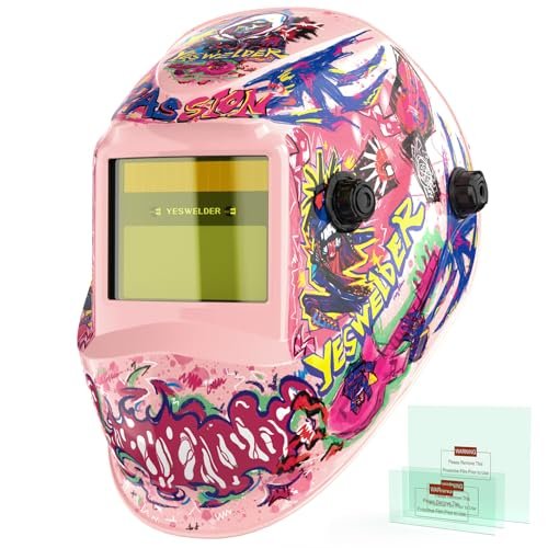 YESWELDER Auto Darkening Welding Helmet, Blue Light...