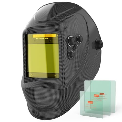 YESWELDER Large View Auto Darkening Welding Helmet, Blue...