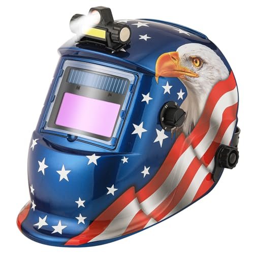 WALKEREN WR01A Welding Helmet Auto Darkening with LED Light...