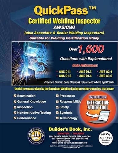 Certified Welding Inspector AWS/CWI QuickPass Study Guide