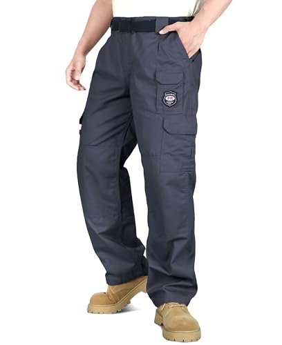 BOCOMAL Men's FR Cargo Pants Fire Resistant Pants Midweight...
