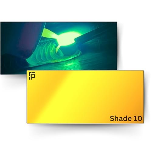 The King | Shade 10 Gold Welding Lens 2x4 1/4...