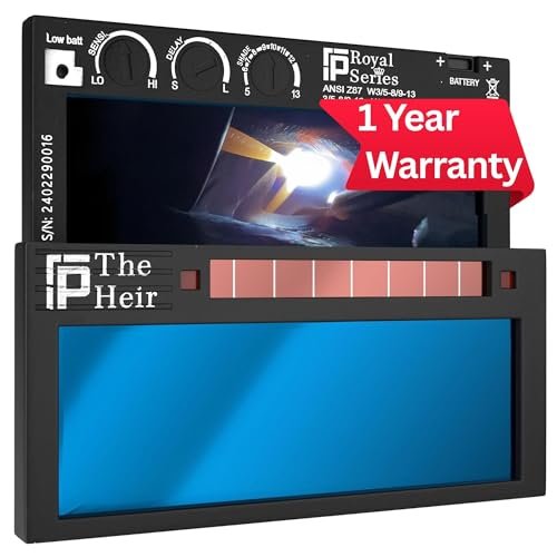 The Heir 1.0 | Shade 5-13 Adjustable Blue Auto Darkening...