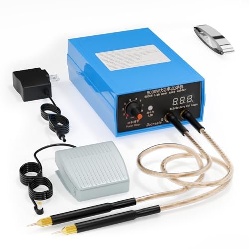 Hosyond 5000W Battery Spot Welder, Portable Adjustable Spot...